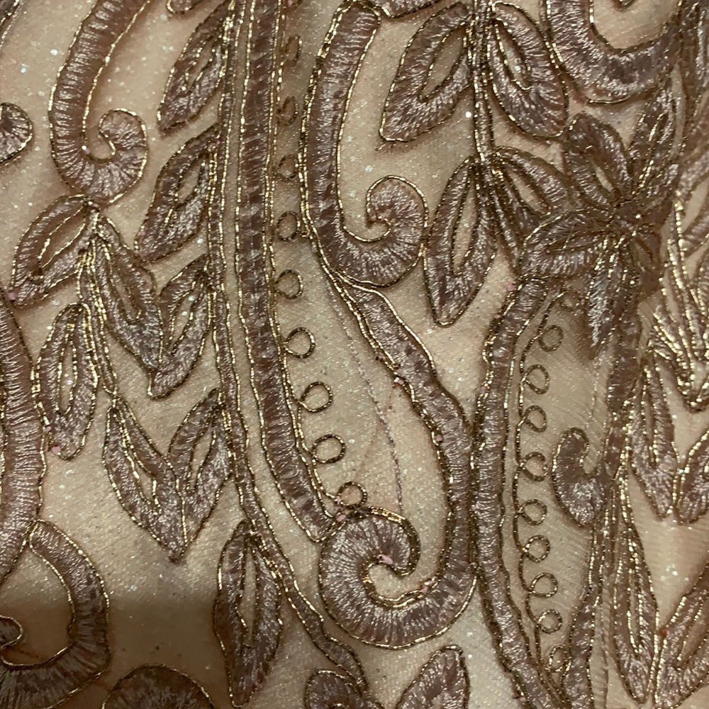 Peach Colored Prom dress. Worn once. - Picture 2 of 2
